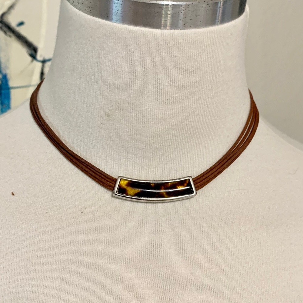 🌟Choker- leopard print bead🌟